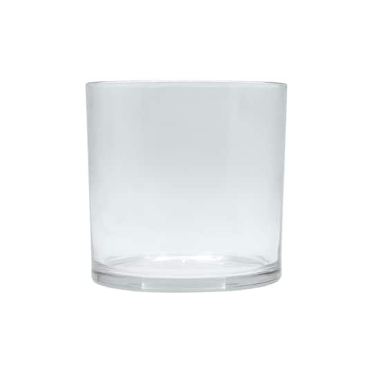 6 Pack: 6" Clear Glass Cylinder Vase by Ashland®